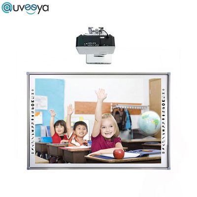 ISO9001 100Inch Electronic White Smart Interactive Board For School