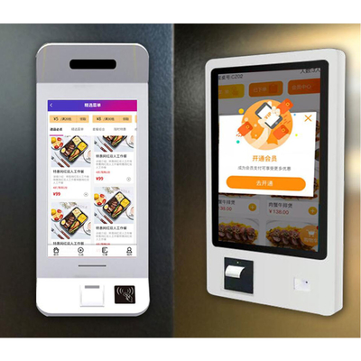 Fast Food 21.5&quot;24&quot;27&quot;32&quot;42&quot; inch Touch Screen Self checkout Machine Self Service Payment Ordering Kiosk For Restaurants